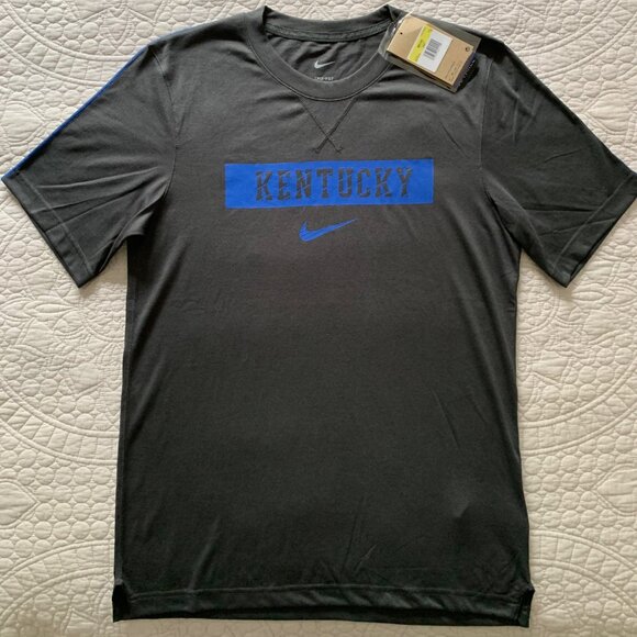 NEW w/Tags Men's Unisex Nike Black Kentucky DRI-FIT SS T-Shirt | SMALL - Picture 2 of 9
